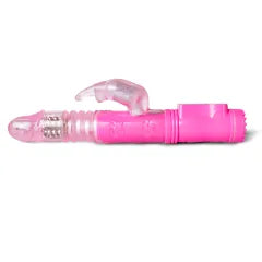 Pink Color Thrusting Rabbit Pearls Vibrator SKU: YC008
