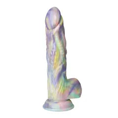 9.26" Multicolor Rechargeable Silicone Thrusting Realistic Dildo – 10 Vibrating + 3 Thrusting Modes with Remote Control SKU: CT2451