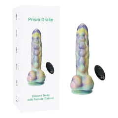 9.26" Multicolor Rechargeable Silicone Thrusting Realistic Dildo – 10 Vibrating + 3 Thrusting Modes with Remote Control SKU: CT2451