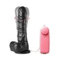 Black Color Multi-Speed Vibrating and Rotating Realistic Dildo with Suction Cup